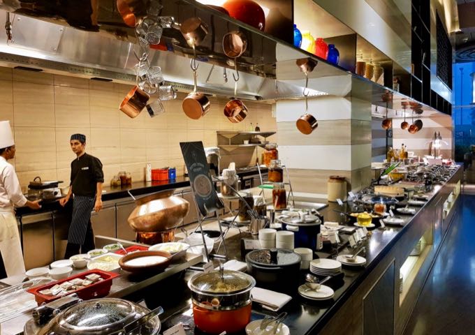 Viva, also at Holiday Inn, boasts an open-plan kitchen.