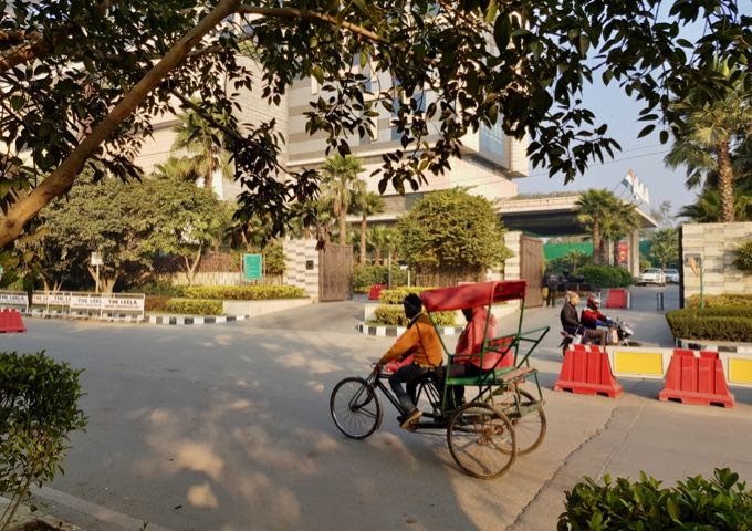 Cycle-rickshaws are a fun way to commute.