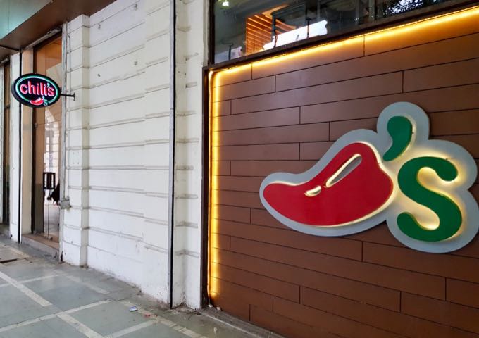 Chili’s is known for its grills and pasta.