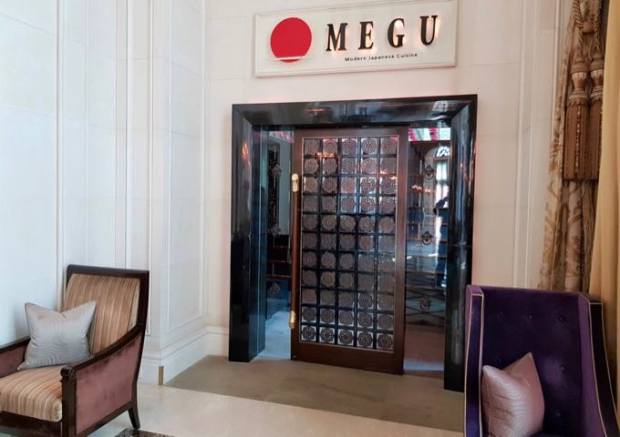 Megu is known for its contemporary Japanese menu.