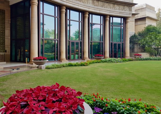 The Qube offers views of the gardens and lawns.