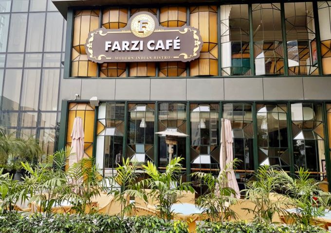 Farzi Café serves contemporary Indian cuisine with live jazz on weekends.
