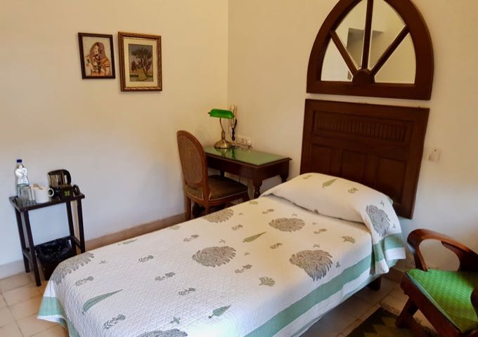 The guesthouse even offers single rooms at single rates.