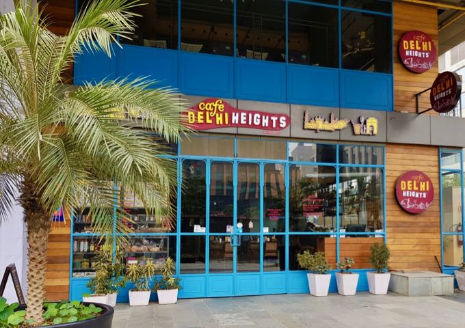 Café Delhi Heights is a very popular hangout close to the hotel.