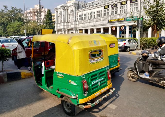 One can always find rickshaws near the hotel.