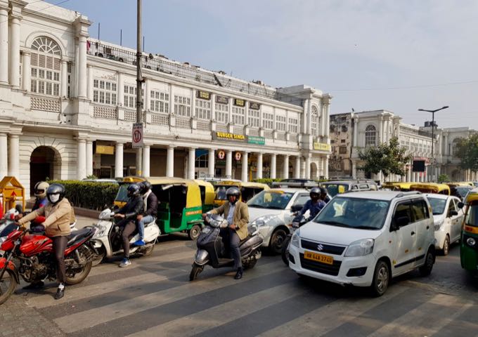Connaught Place have plenty of places to eat, drink, and shop.