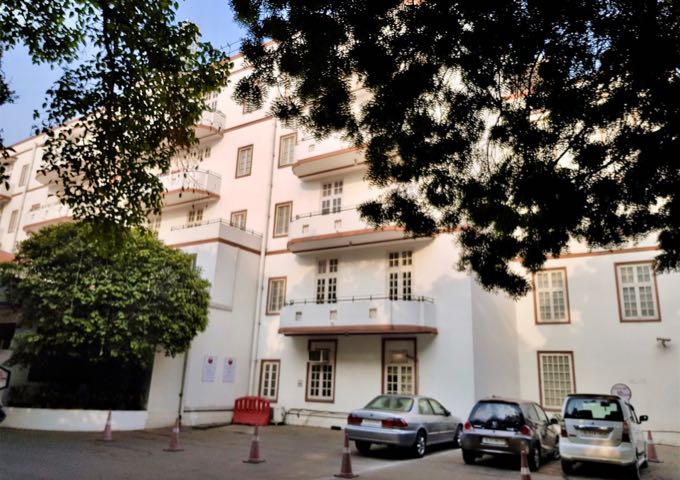 This old-style hotel is located in a quieter part of New Delhi.