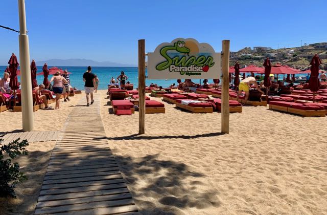 Super Paradise Beach Club in Mykonos.