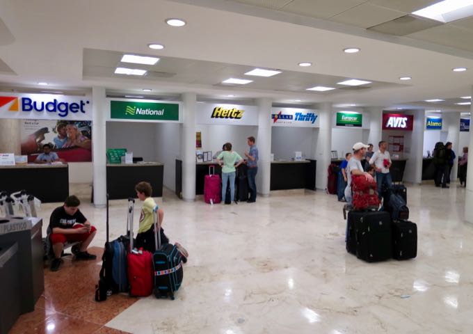 america car rental cancun airport location