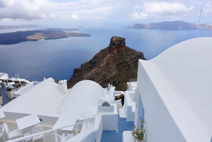 View from Astra Suites in Imerovigli.