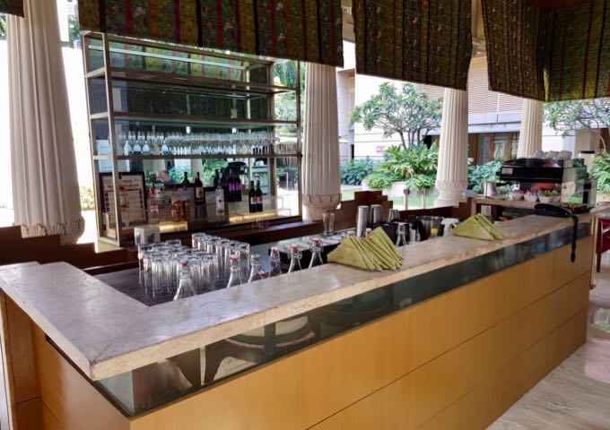 Lotus Pavilion also features a bar.