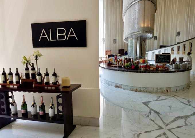 Alba bistro next door is renowned for its desserts.
