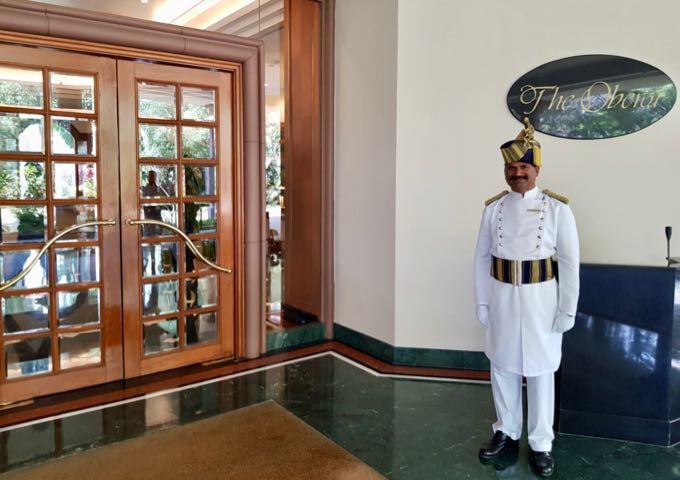 The friendly doorman at the lobby leaves a lasting impression.