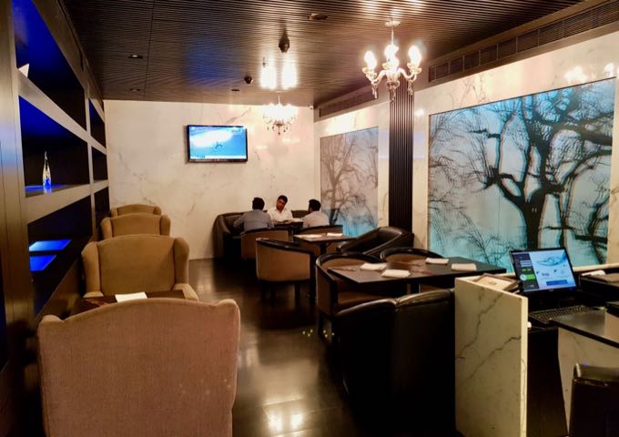 The Luscious bar/lounge is also located on the mezzanine level.