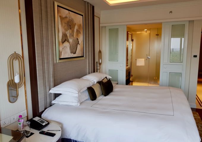 Rooms feature an old-style charm and contemporary amenities.
