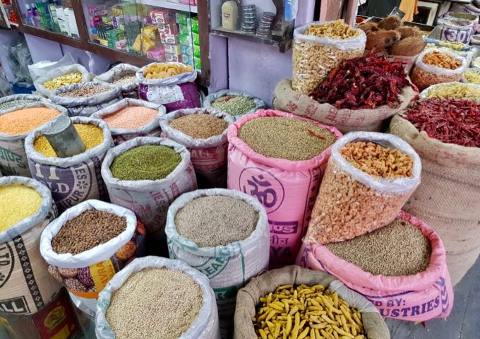 The Old City markets feature several spice stalls.
