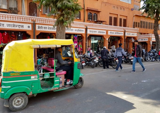 Auto-rickshaws are the most efficient means of transport in the Old City.