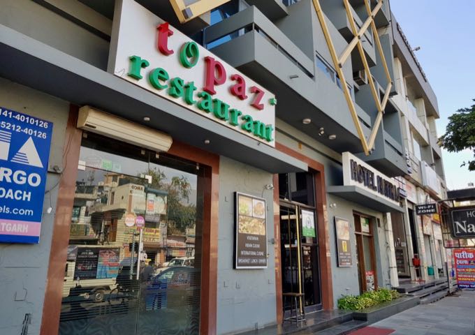 Topaz Restaurant nearby has a big menu, including Mexican food.