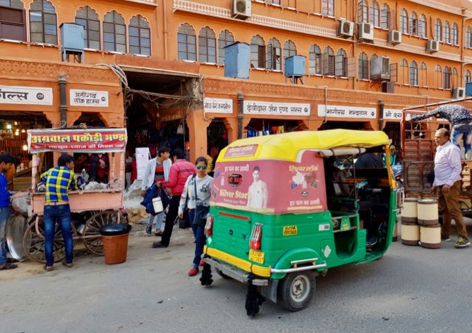 Auto-rickshaws are the best means to explore the Old City.