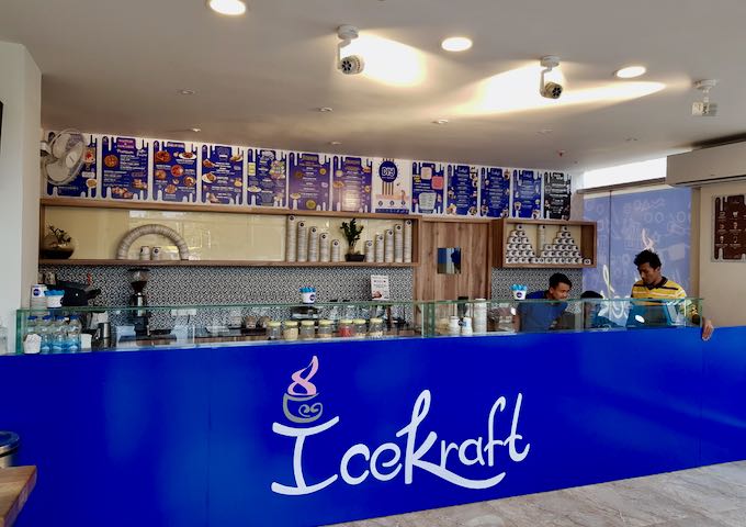 Icekraft serves tasty western food at Crystal Mall.
