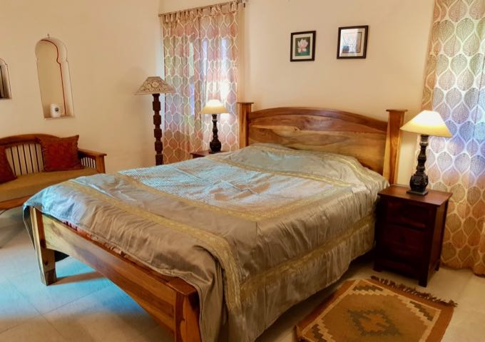 Rooms feature unique decor.
