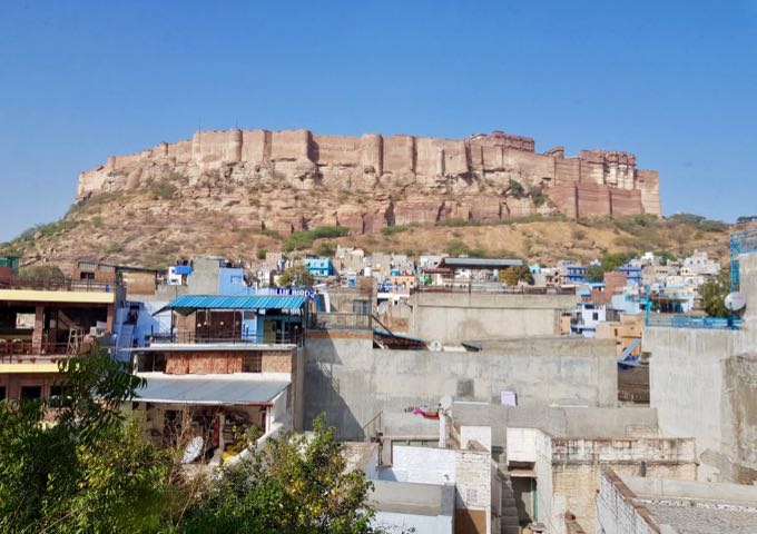 Some rooms offer great views of Mehrangarh Fort.