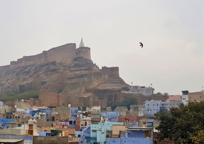 The fort dominates the views from most buildings in the Old City.