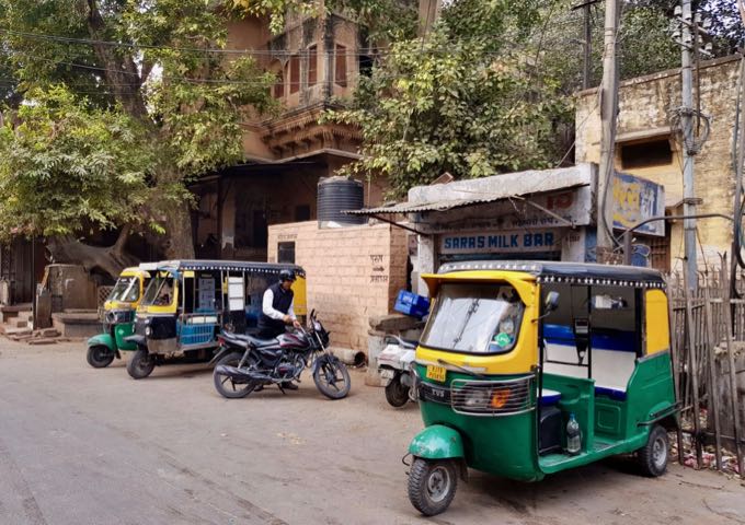 Auto-rickshaws are advisable in the Old City to avoid getting lost.