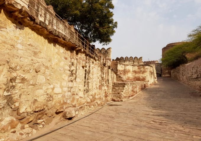 Visitors can see a lot within the fort before buying a ticket.