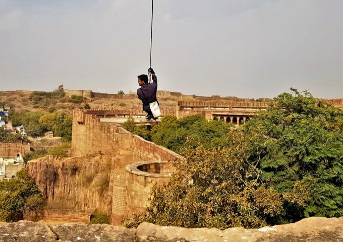 The fort also offers zip-lining for the adventurous.