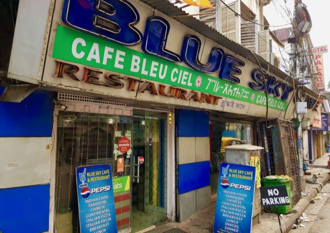 Blue Sky Café opposite Kasturi is a crowd favorite.