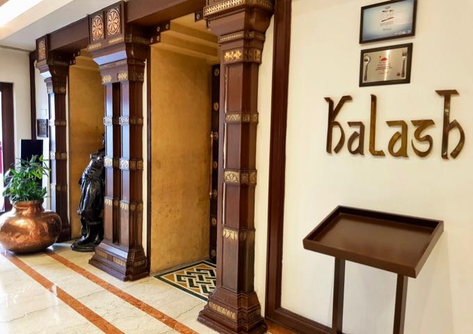 Kalash restaurant is popular amongst locals for its Indian menu.