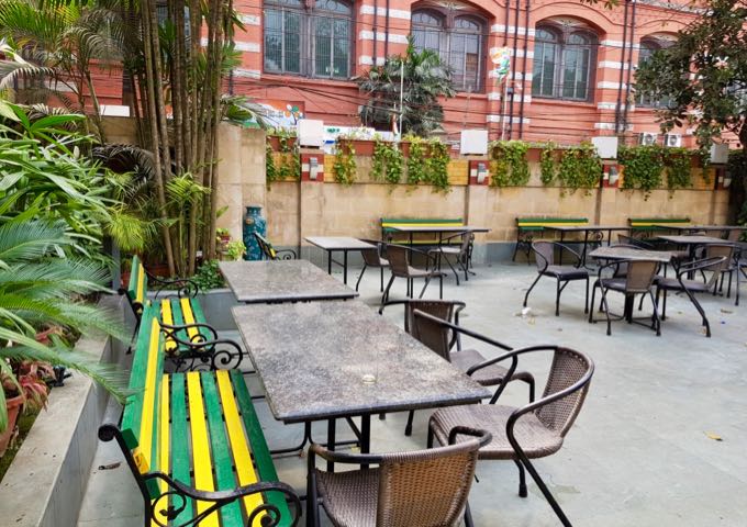 Garden Restaurant offers a courtyard setting and barbecues in the evenings.