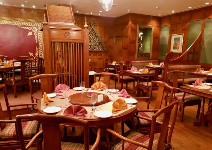 Baan Thai restaurant at the Oberoi Grand hotel next door is very popular.