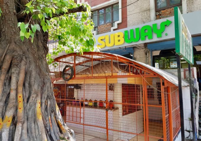 A Subway outlet is located near the Residency Towers hotel.
