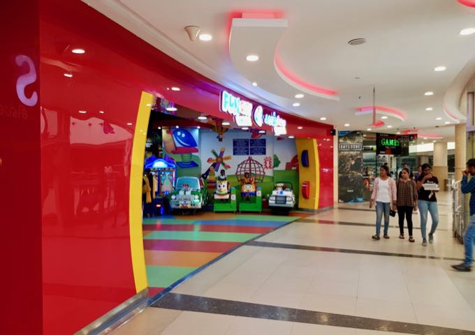 The mall's game arcade is one of the largest in the country.