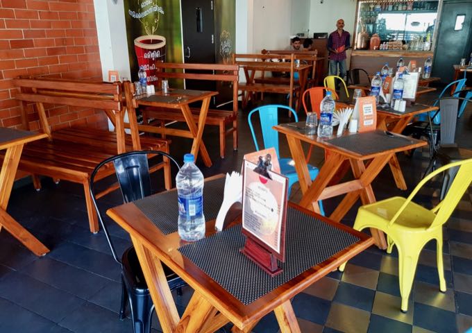 Ikkakas Restaurant serves a menu from the state of Kerala.