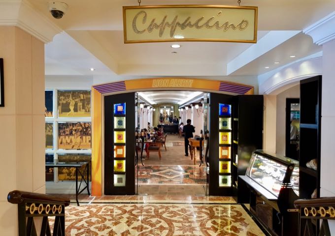 Cappuccino is a great place to eat at the Crowne Plaza hotel.