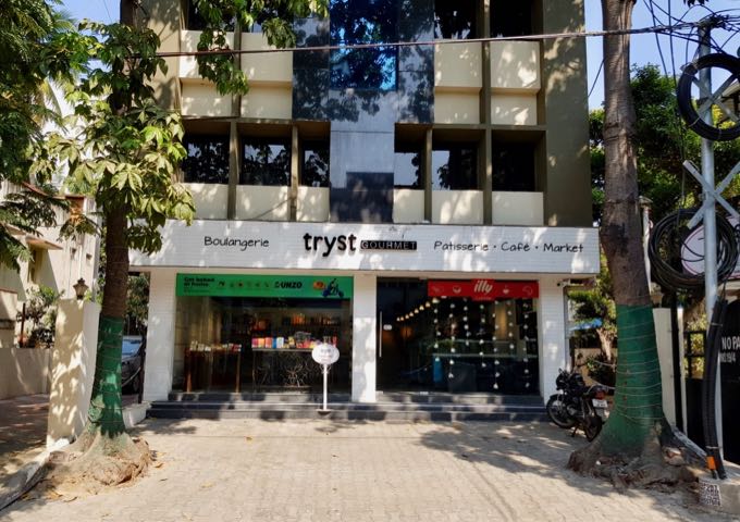 Tryst Gourmet café, patisserie, and supermarket is just steps away from Starbucks.
