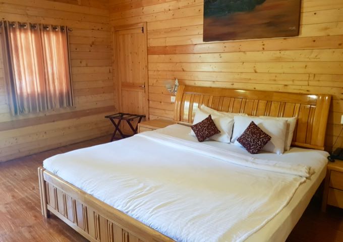 Eco Huts feature connecting doors and are ideal for families.