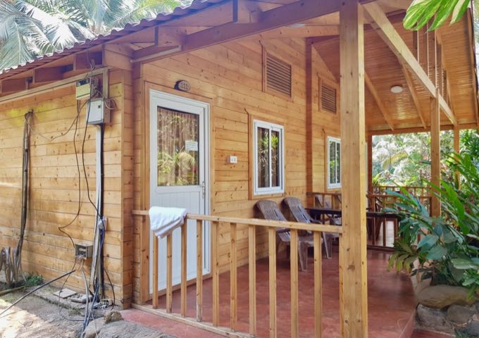 The resort has a few Eco Huts.
