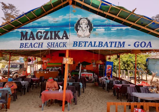 Magzika is the best café on the beach.