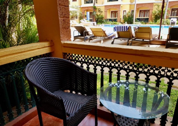 Balconies offer great pool/garden views.