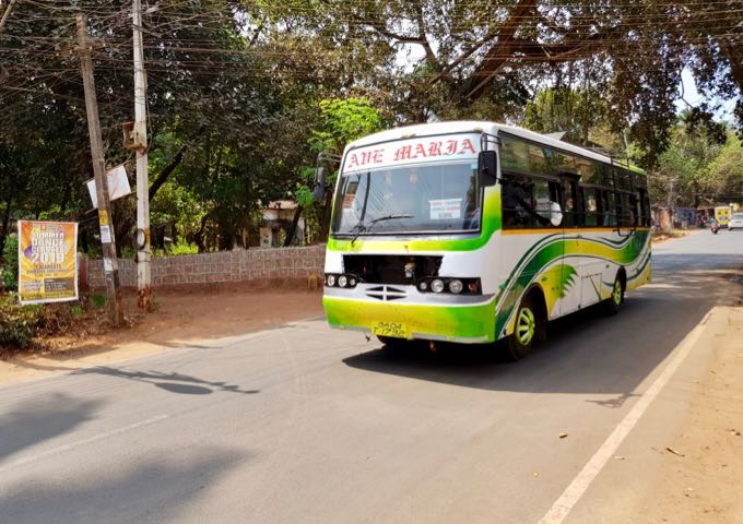 Buses connect to facilities in Candolim and Calangute.