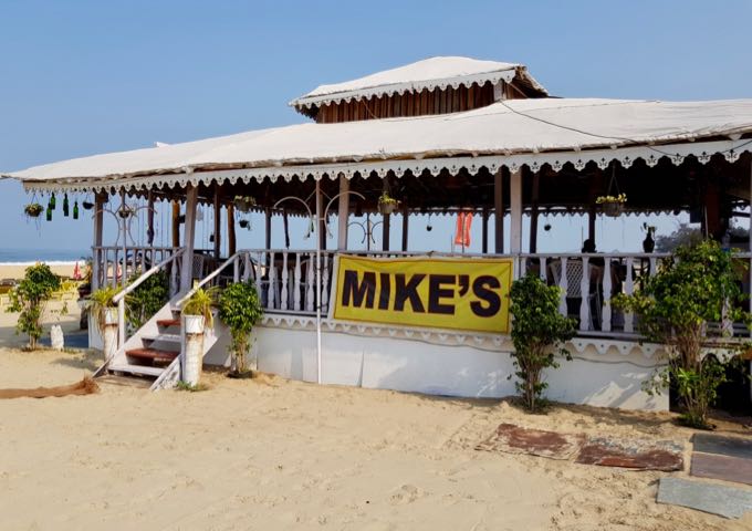 Mike's is the biggest and best café on the beach.