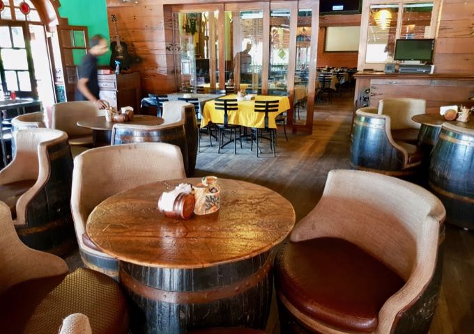 The superb Riverfront Restaurant serves great meals and drinks.