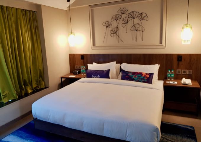 Rooms are pretty spacious.