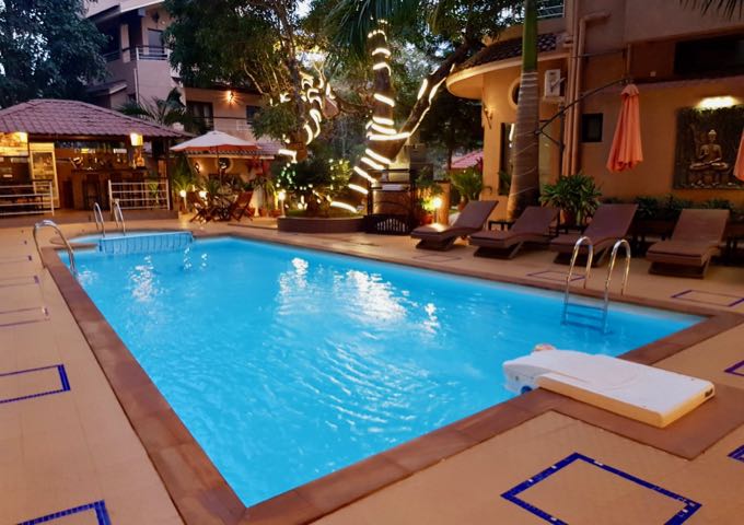 Of the 2 pools, the one near the lobby is smaller and quieter.