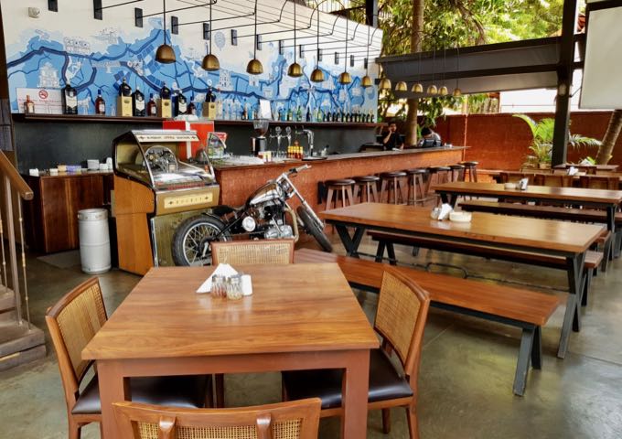 Royal Enfield Garage Café is a classy place near the hotel.