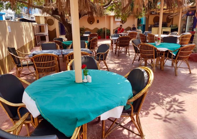 There are several great cafés and bars along the riverside streets.